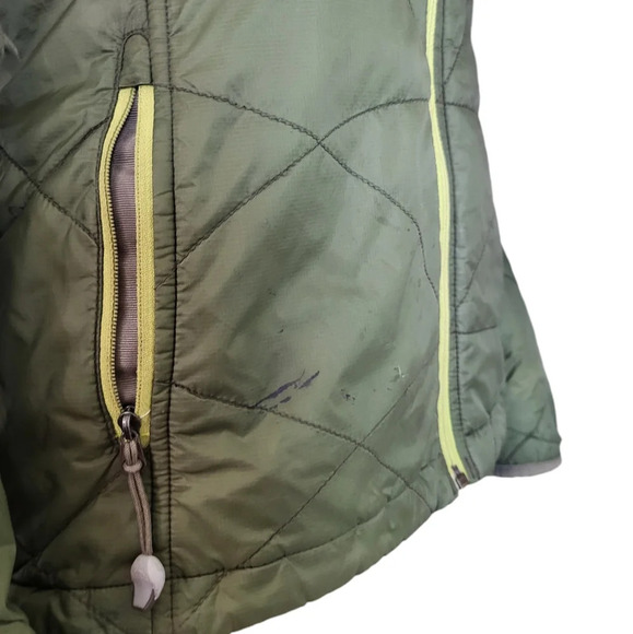 L.L. Bean Womens Green Full Zip Lightweight Puffer Jacket Packable - Picture 7 of 8